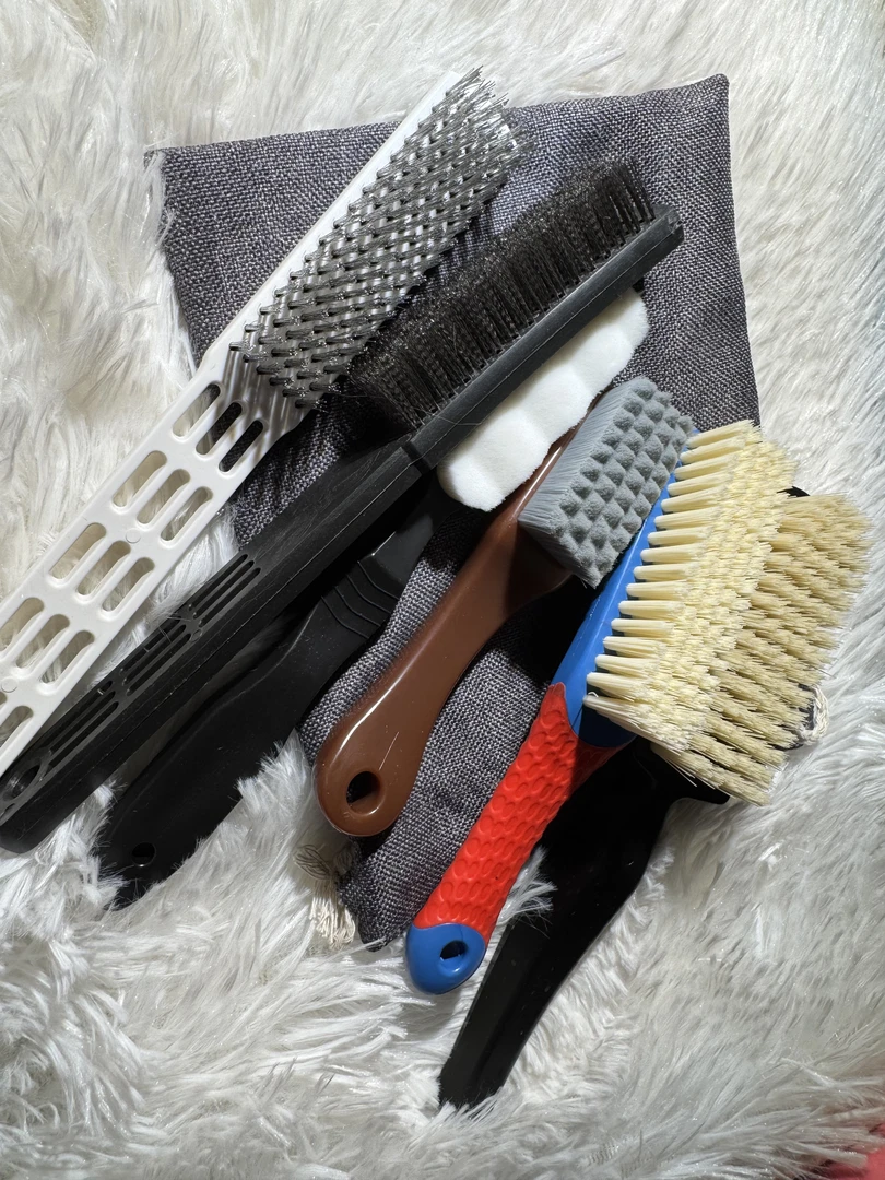 文玩核桃打底盘刷工具7件套装