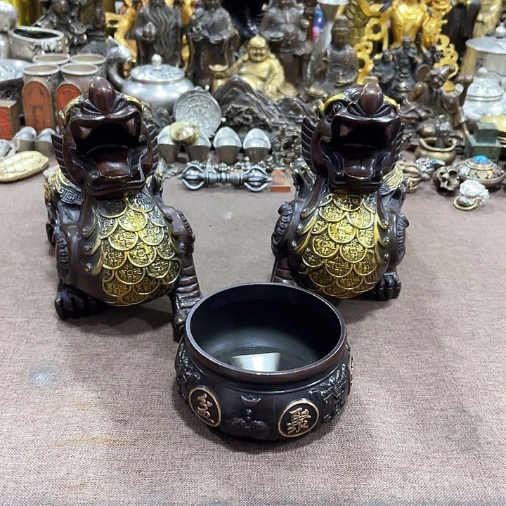 衢****青一远铜器工艺品摆件