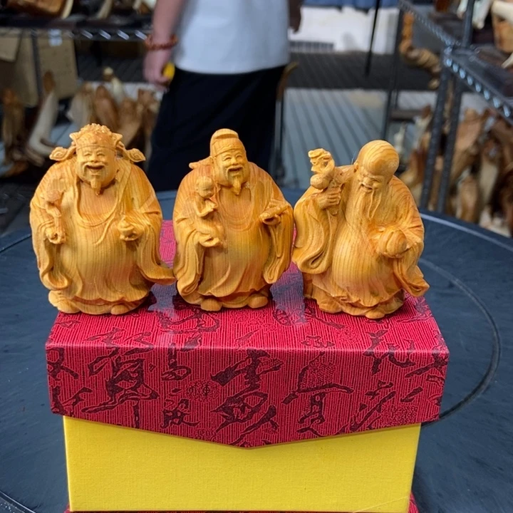 柏木（崖柏）福禄寿一套