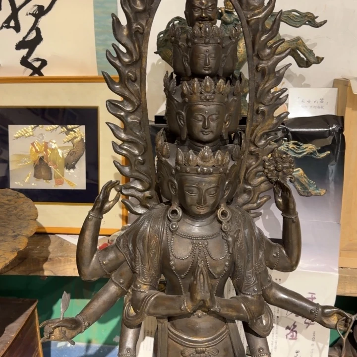 铜中古工艺品，摆件