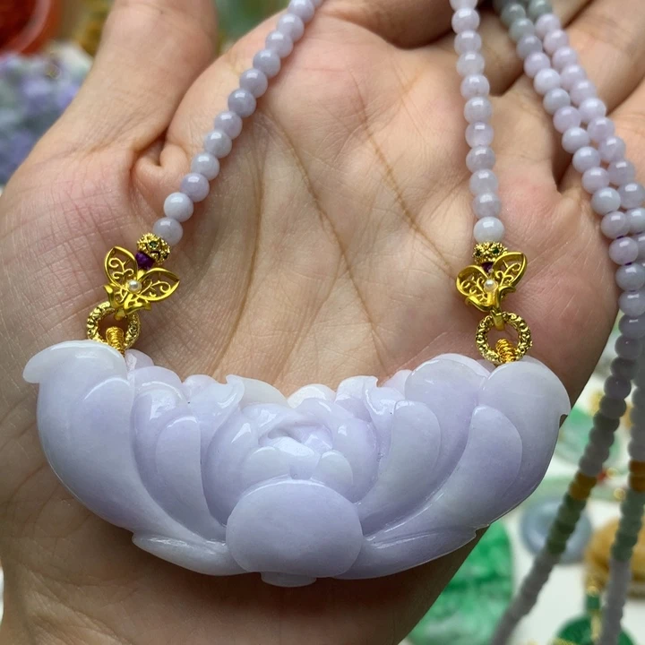 颈饰未镶嵌翡翠翡翠
