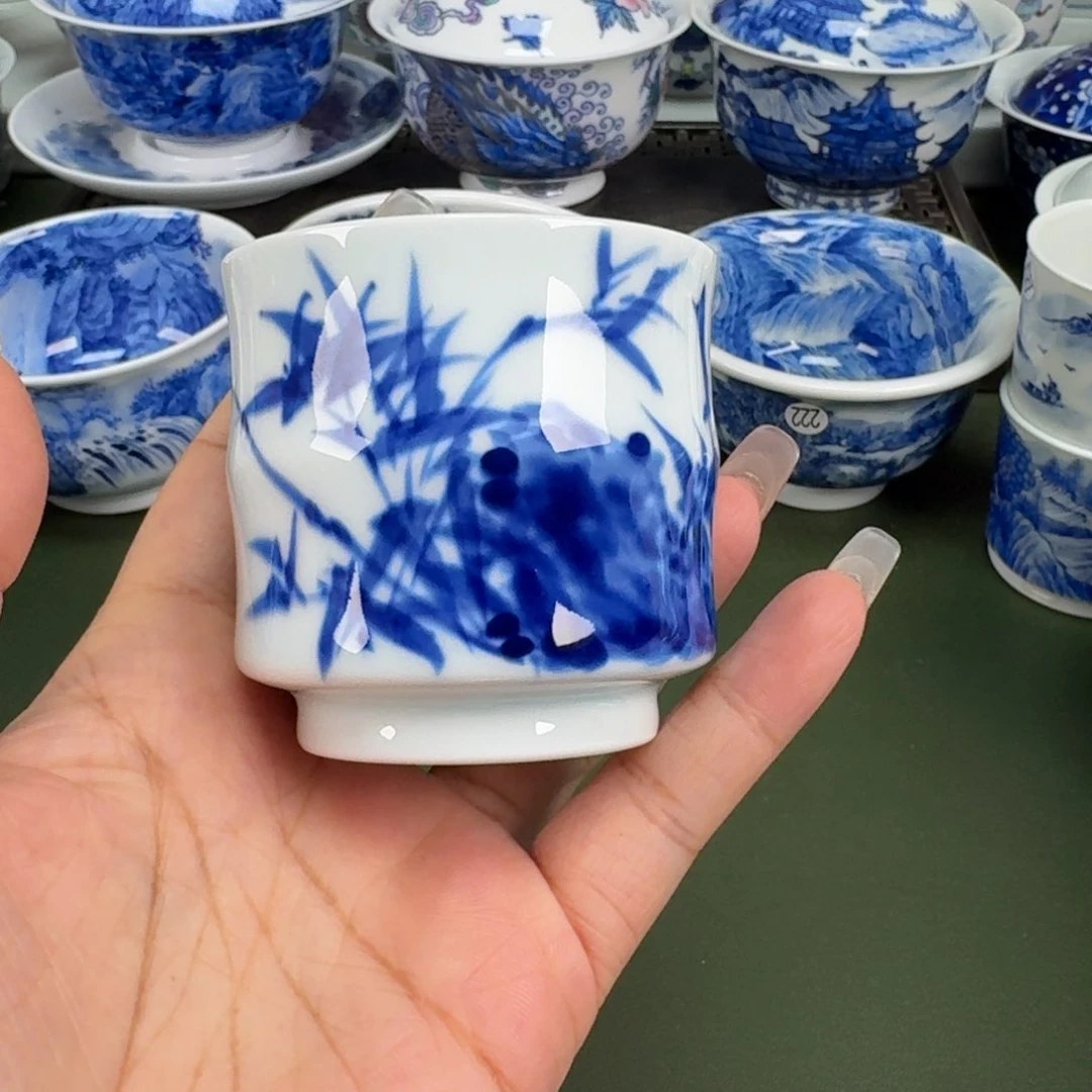 景德镇纯手工手绘茶器蒙蒙364