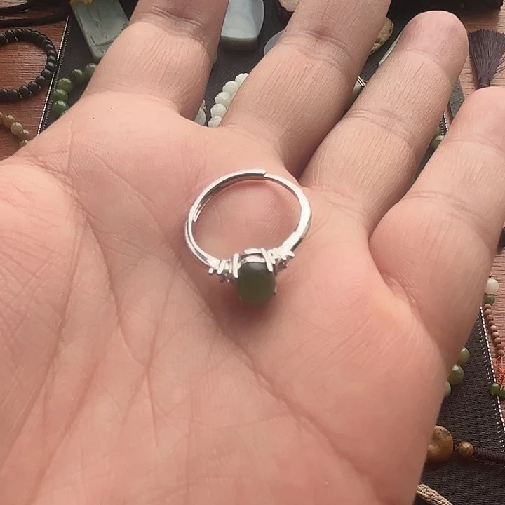 和田玉（糖玉）未镶嵌戒指