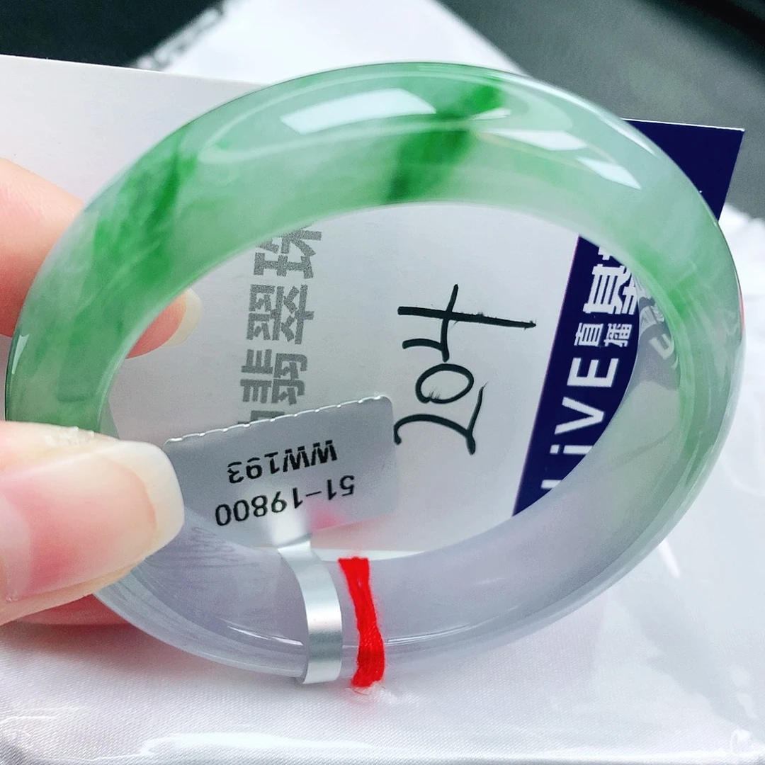 翡翠未镶嵌手镯缅甸天然A货翡翠手镯