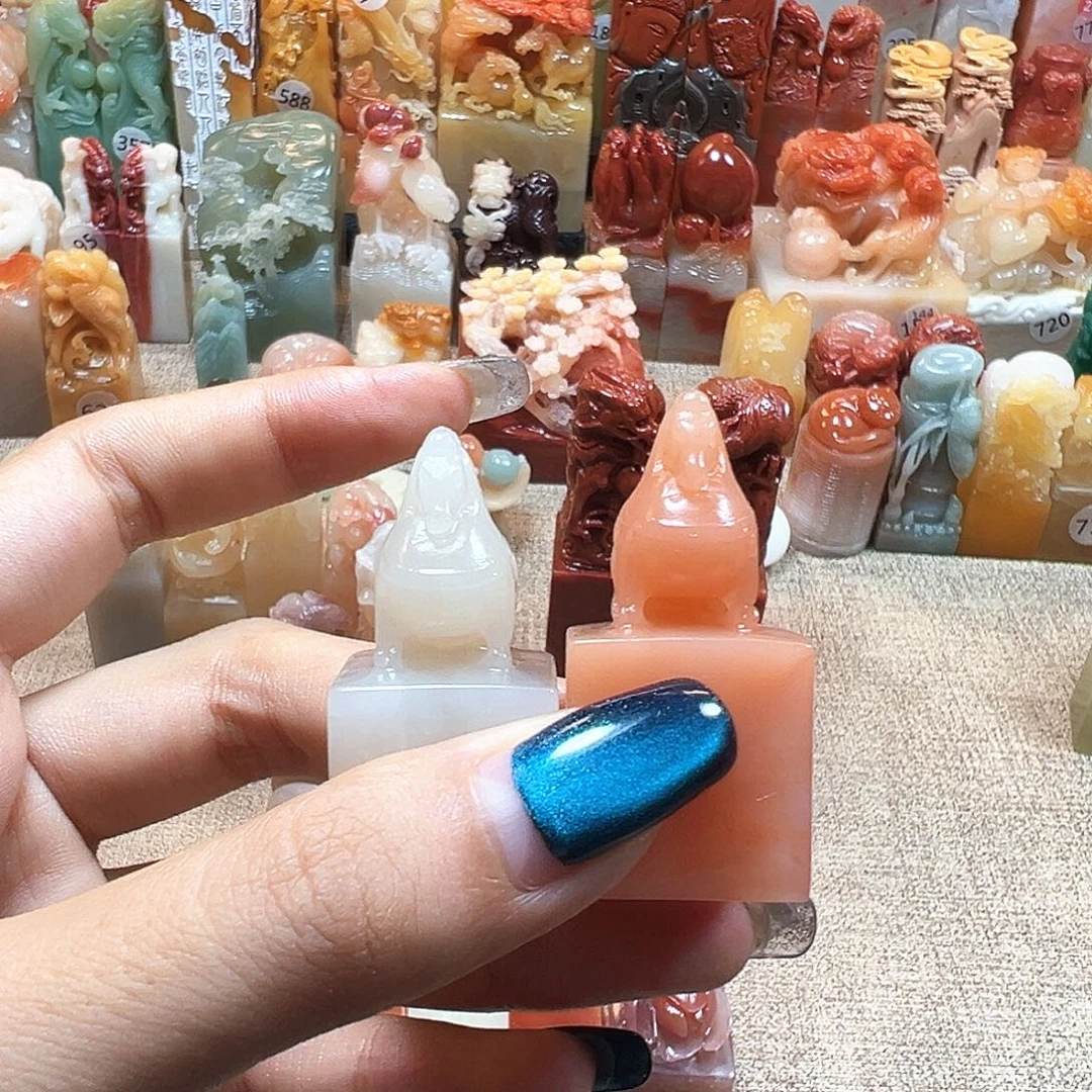 石***海寿山石印石寿山石雕刻