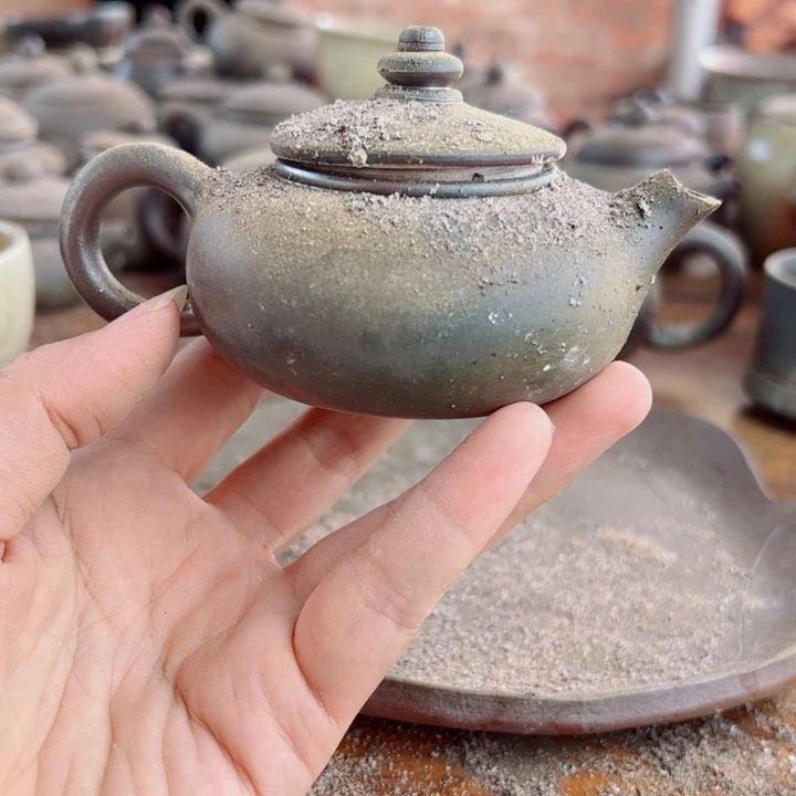 福***见坭兴陶贵台龙窑柴烧茶器A110
