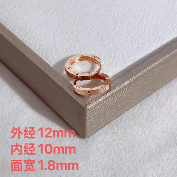 18k金耳饰，经典款