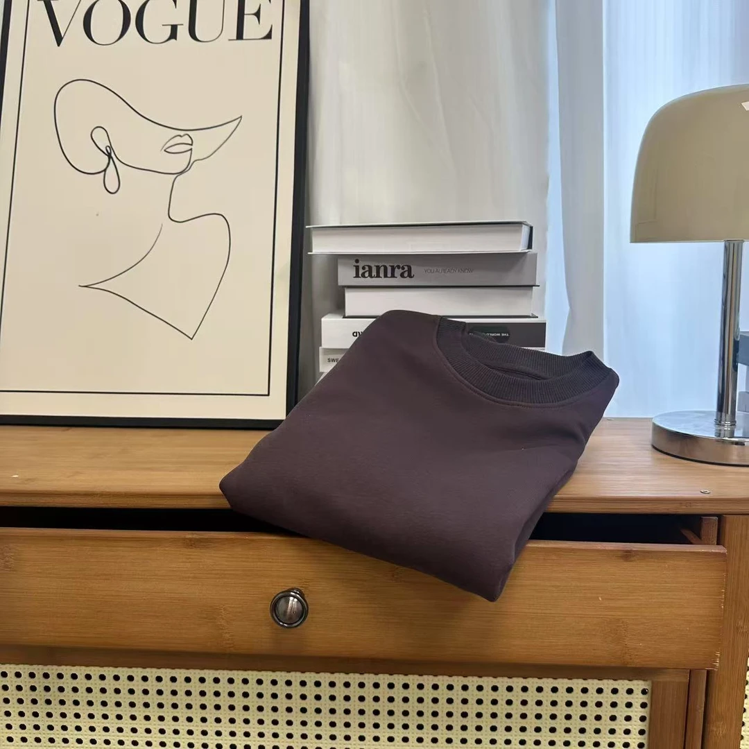 黑色紫色成人卫衣男女长袖新款运动休闲时尚百搭CR013