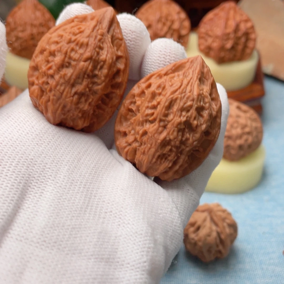 桃核吊坠35野生原树朱鹮鸡心