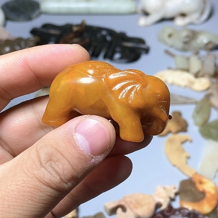 和田玉未镶嵌颈饰69