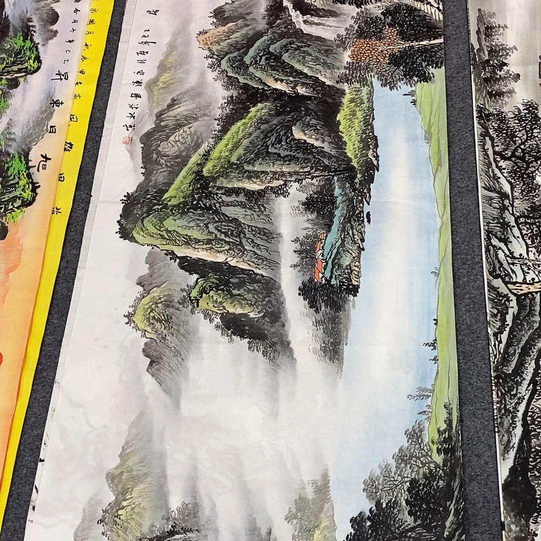 国画画画真的画的画