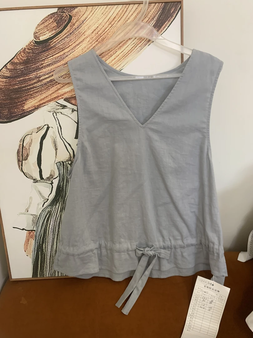 【样衣】无袖短袖h11003