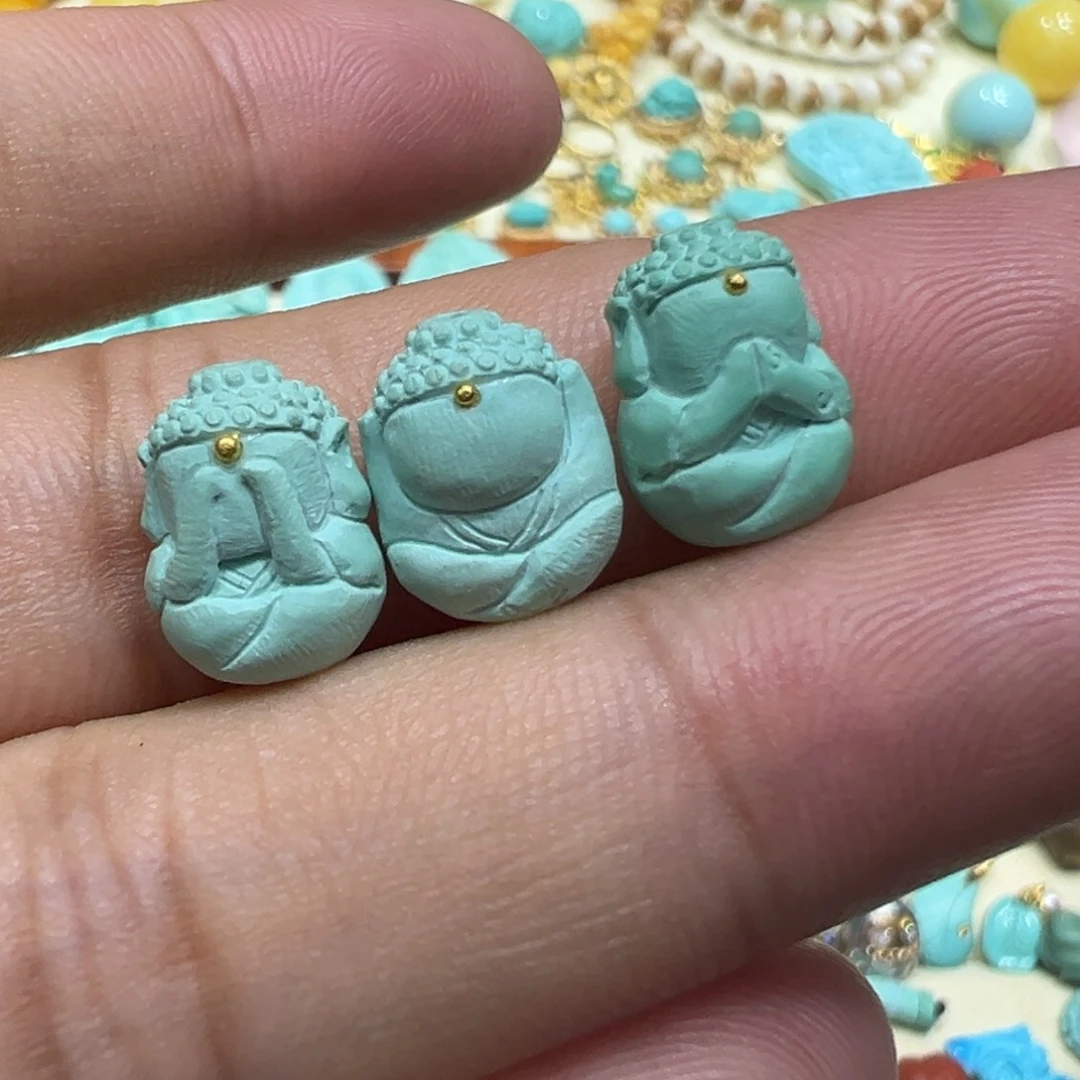 绿松石未镶嵌颈饰定制