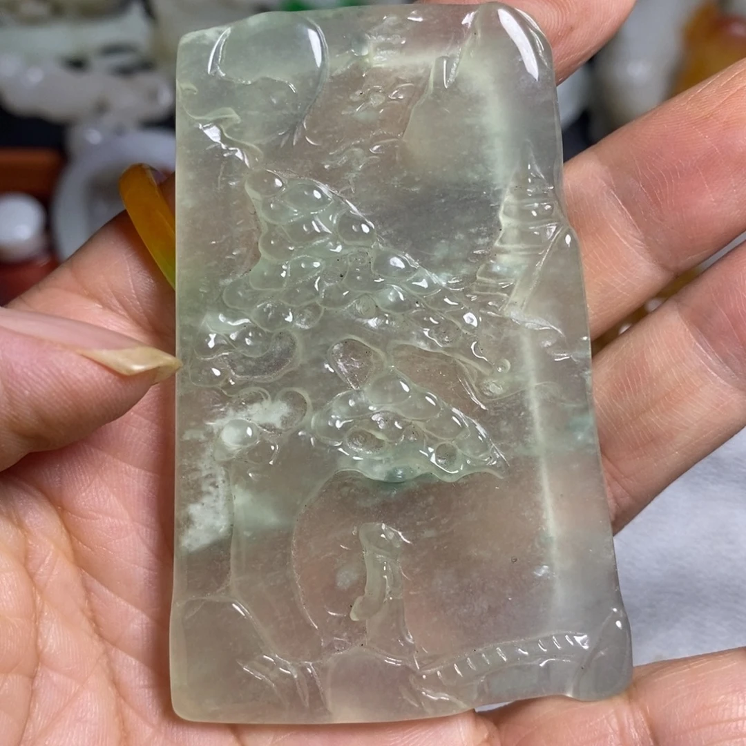 颈饰未镶嵌和田玉（糖玉）