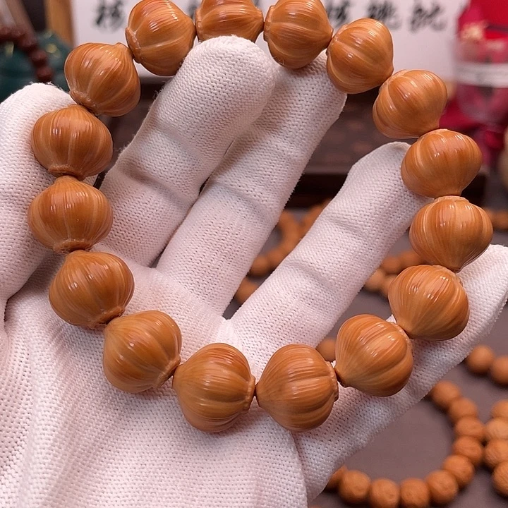 猴头核桃吊坠微微瑕聚宝盆手工拉丝大蒜