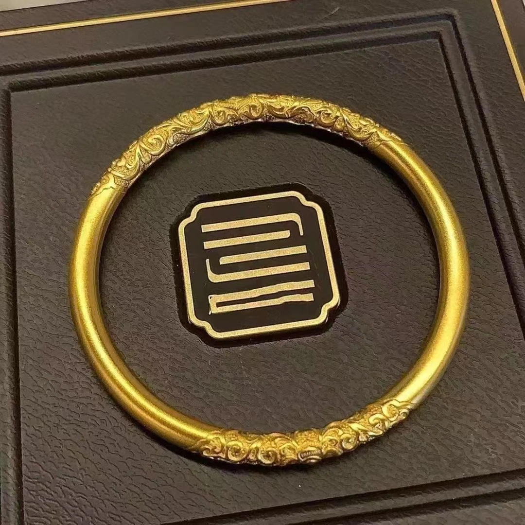 抖音好物合金手镯 紫金花手镯经典百搭时尚潮流