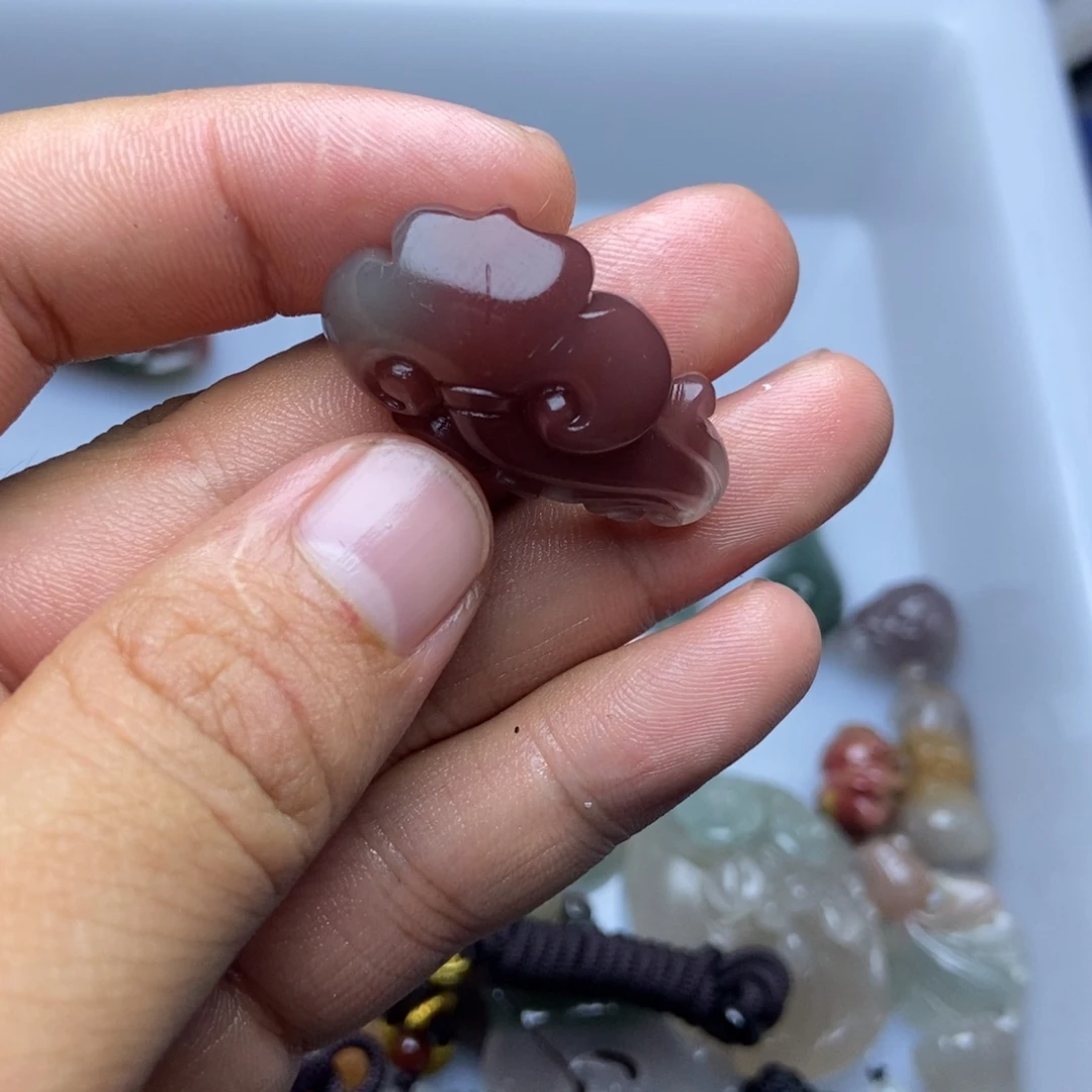 水***长玛瑙/玉髓未镶嵌颈饰