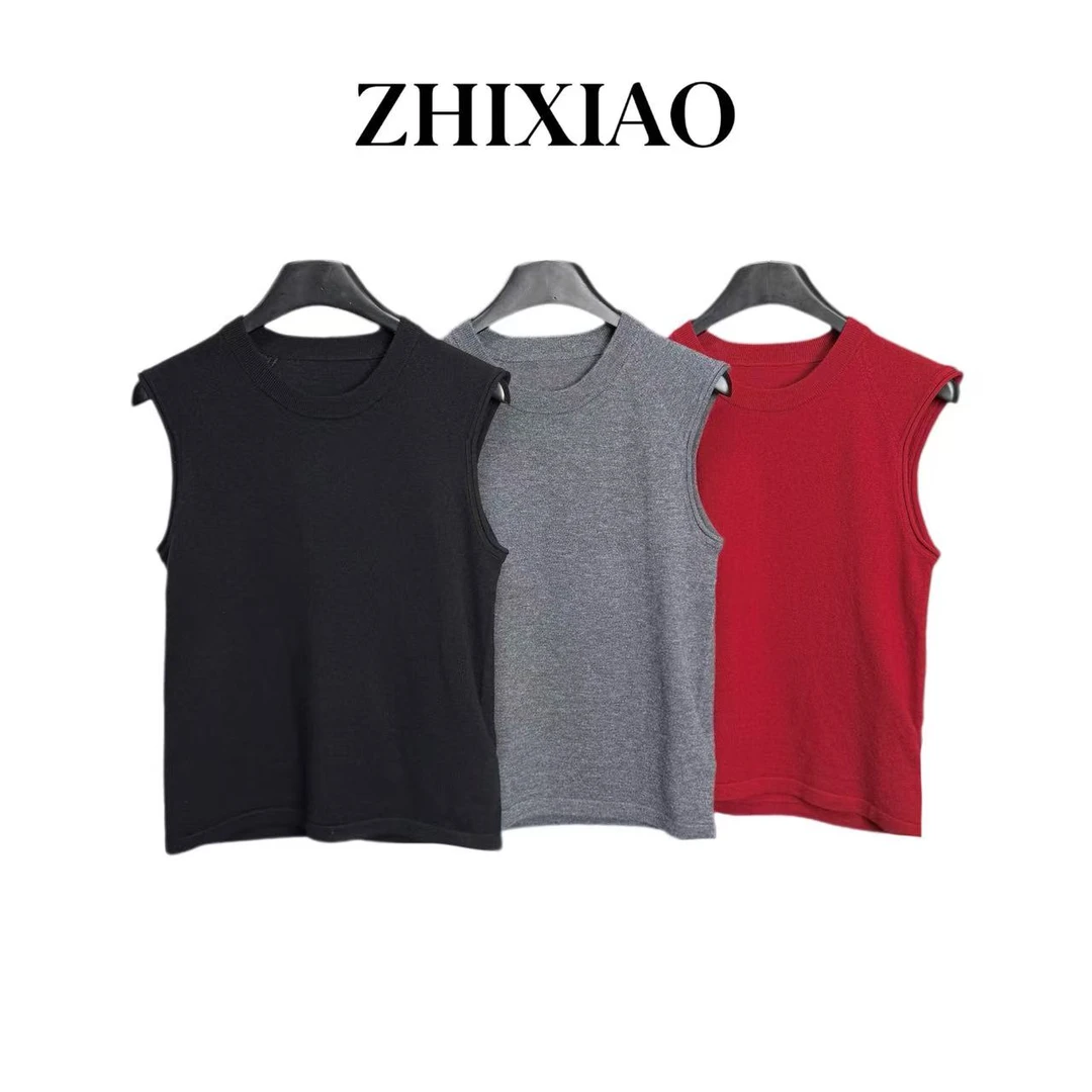 【ZHIXIAO】秋冬新款：极简休闲背心2639
