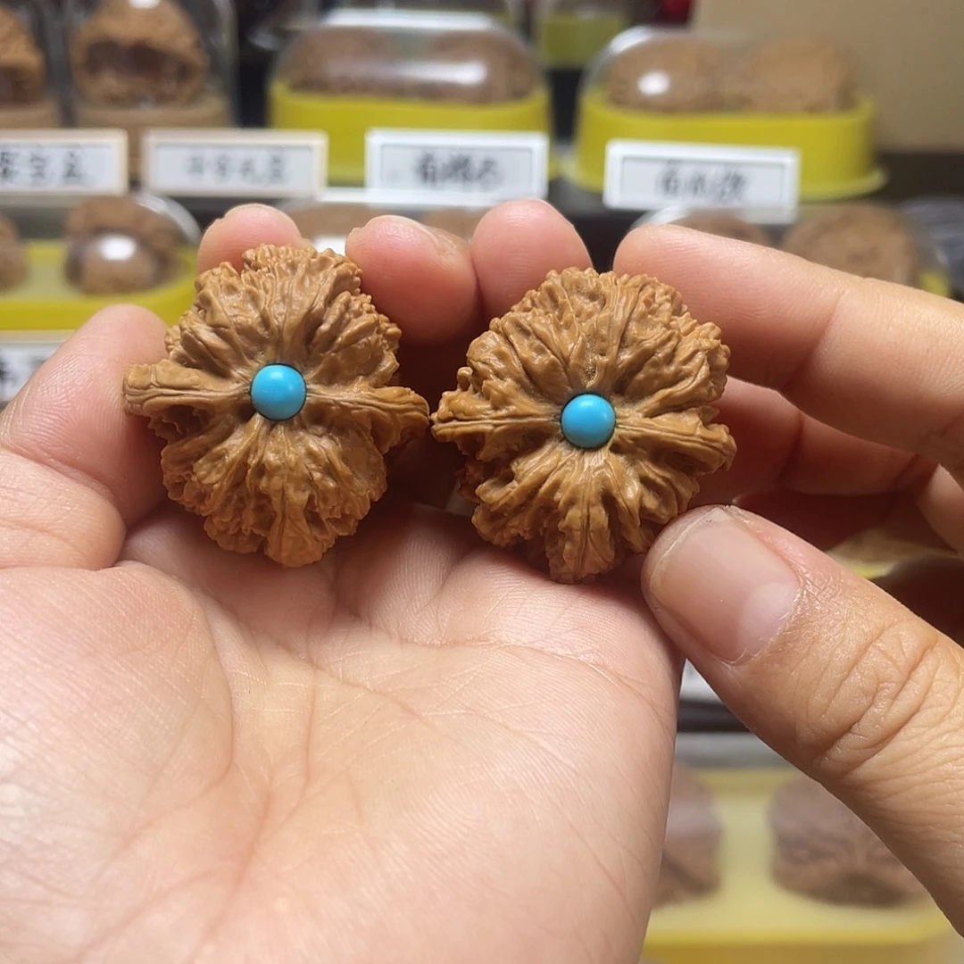 文玩核桃把件137狮子头35