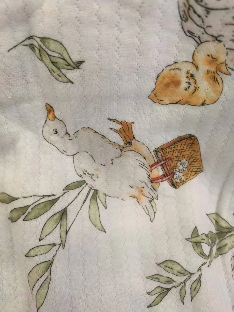 纯棉空气棉月子服秋冬款