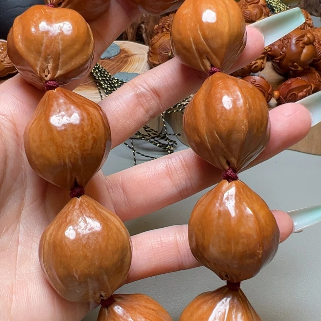 橄榄核手串抛光素核