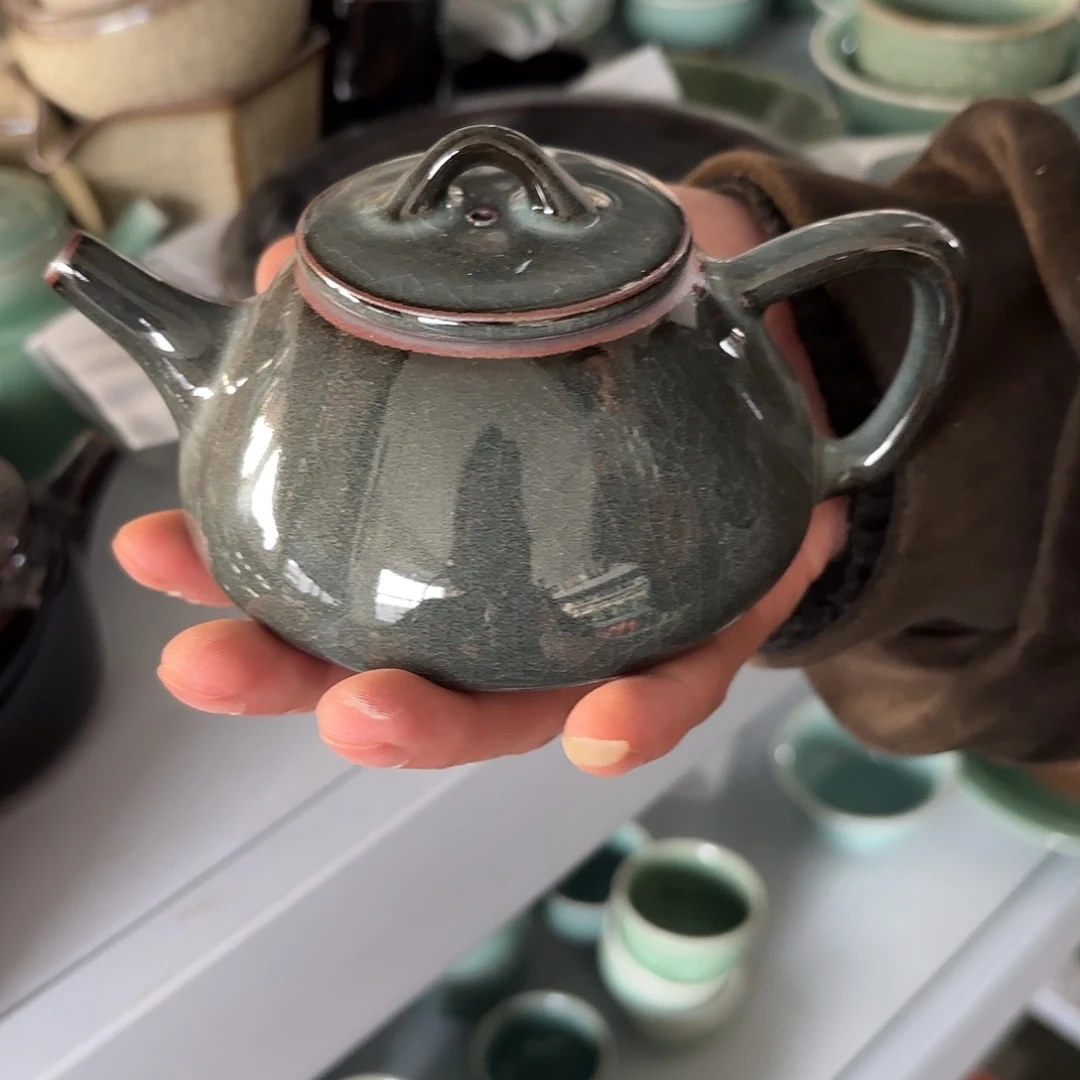 龙泉云间青瓷小米茶器