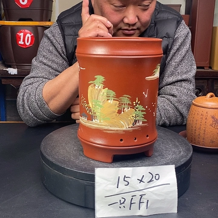 花盆紫砂货号一只FF1