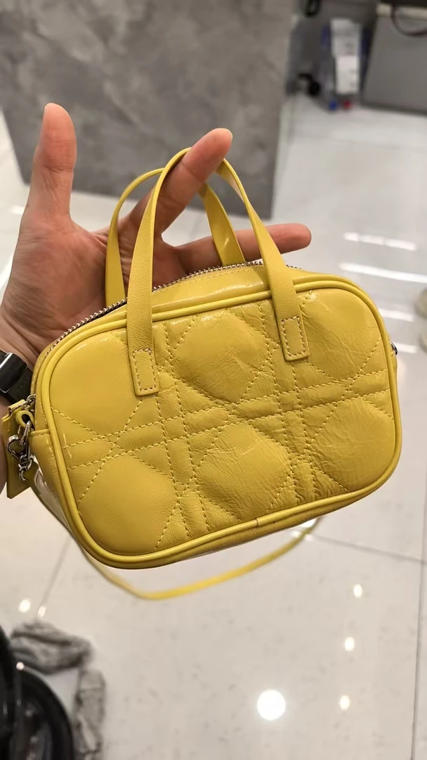 YUSHA/高档黄色小D手提链条包-88018