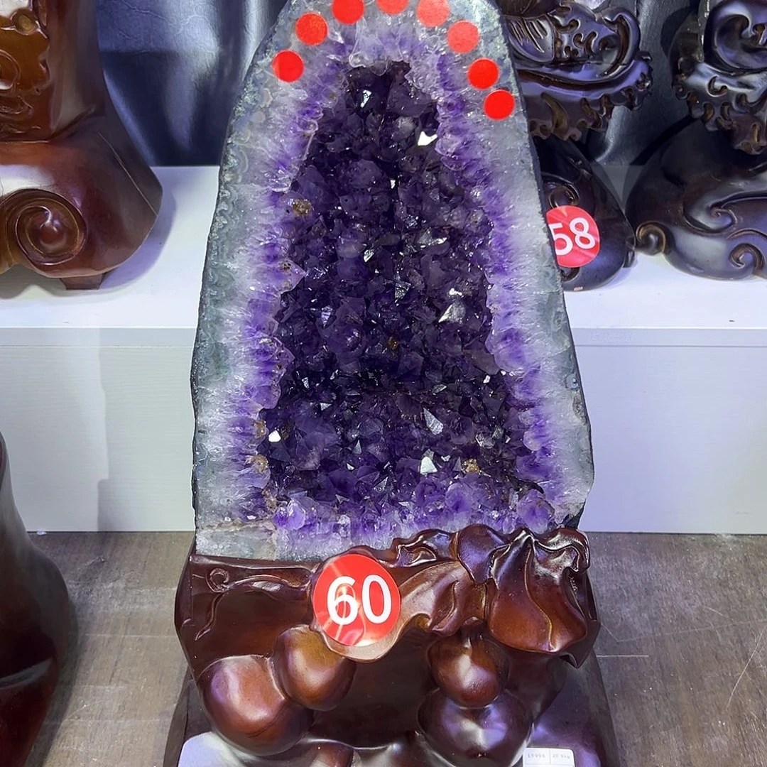 未镶嵌大型摆件（非配饰）紫晶