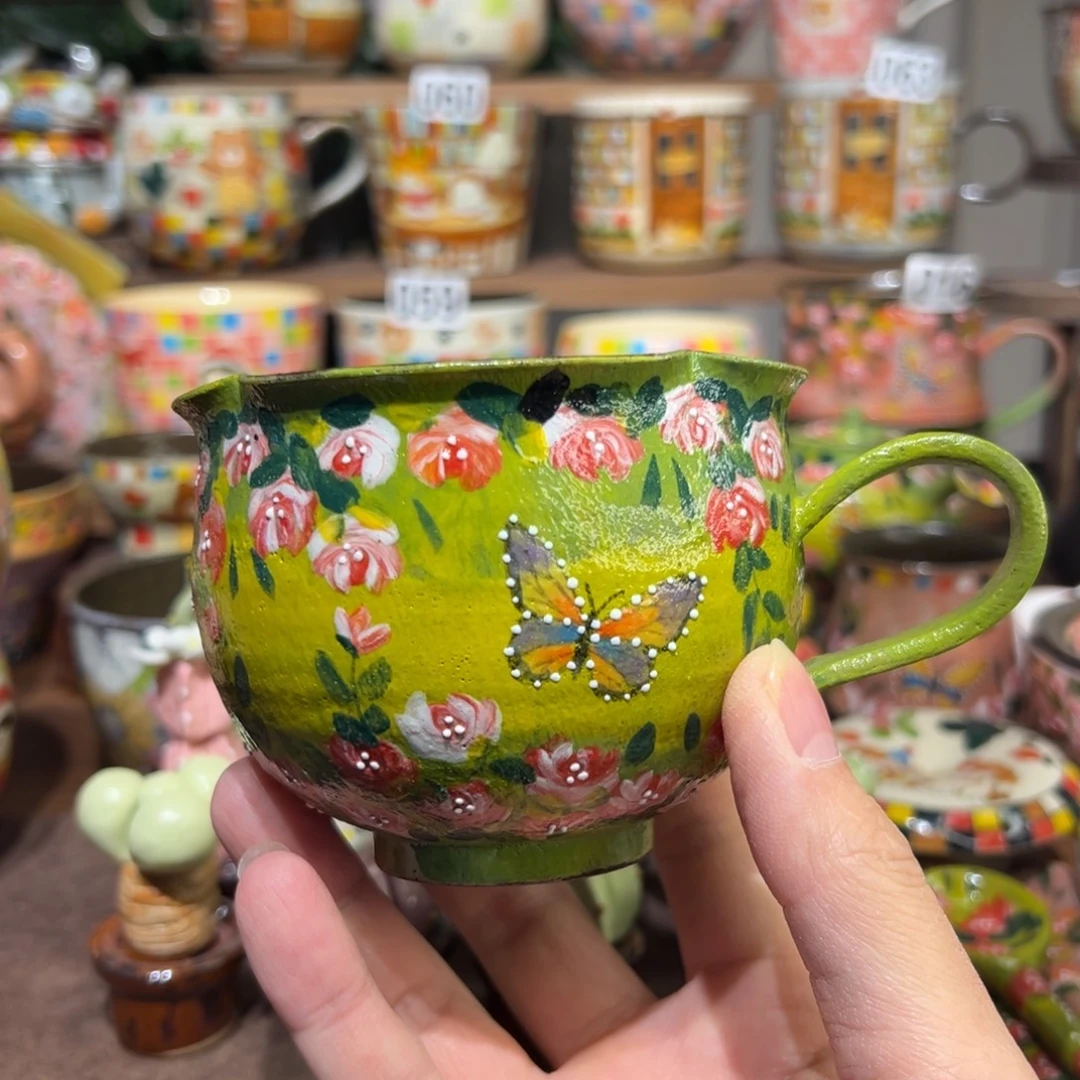 紫砂 景德镇陶瓷手绘杯