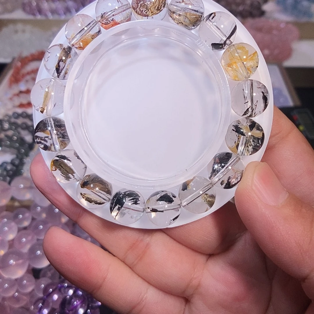 水晶手链未镶嵌闪灵11mm