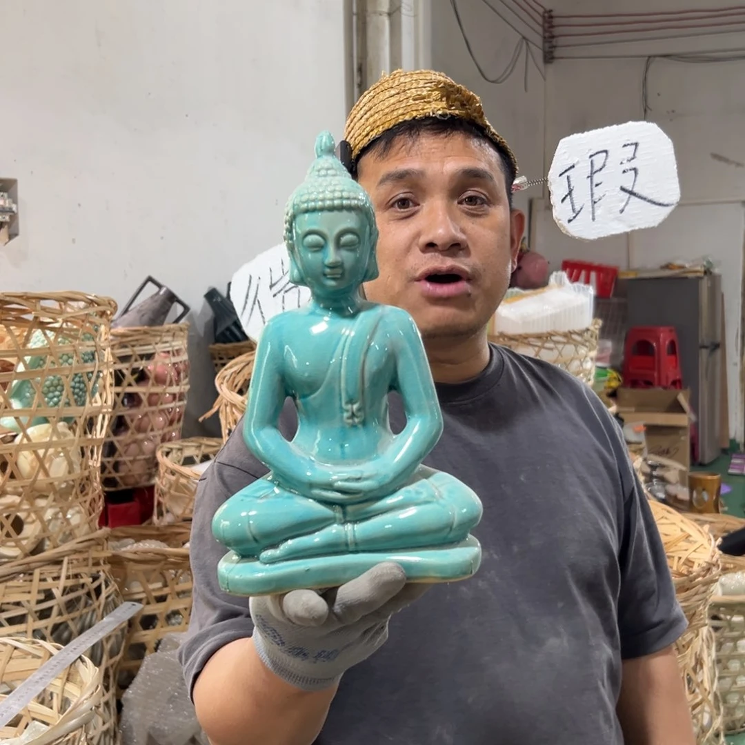 摆件166 号高中低温陶瓷工艺瓶（部分微瑕）