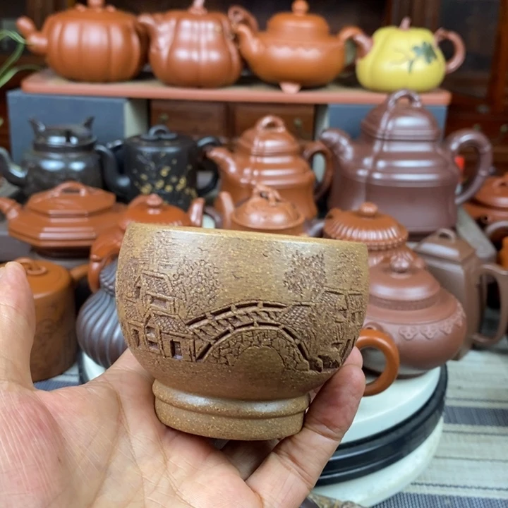 茶壶紫砂主人杯200cc原矿降坡泥粗砂特价