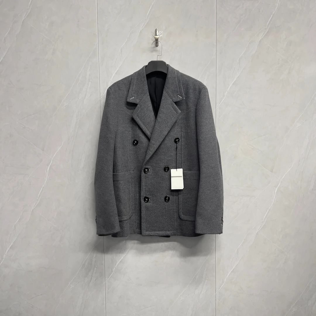 全新未使用 BOTTEGA VENETA/葆蝶家 Bv重磅明线西装外套/W0693/50