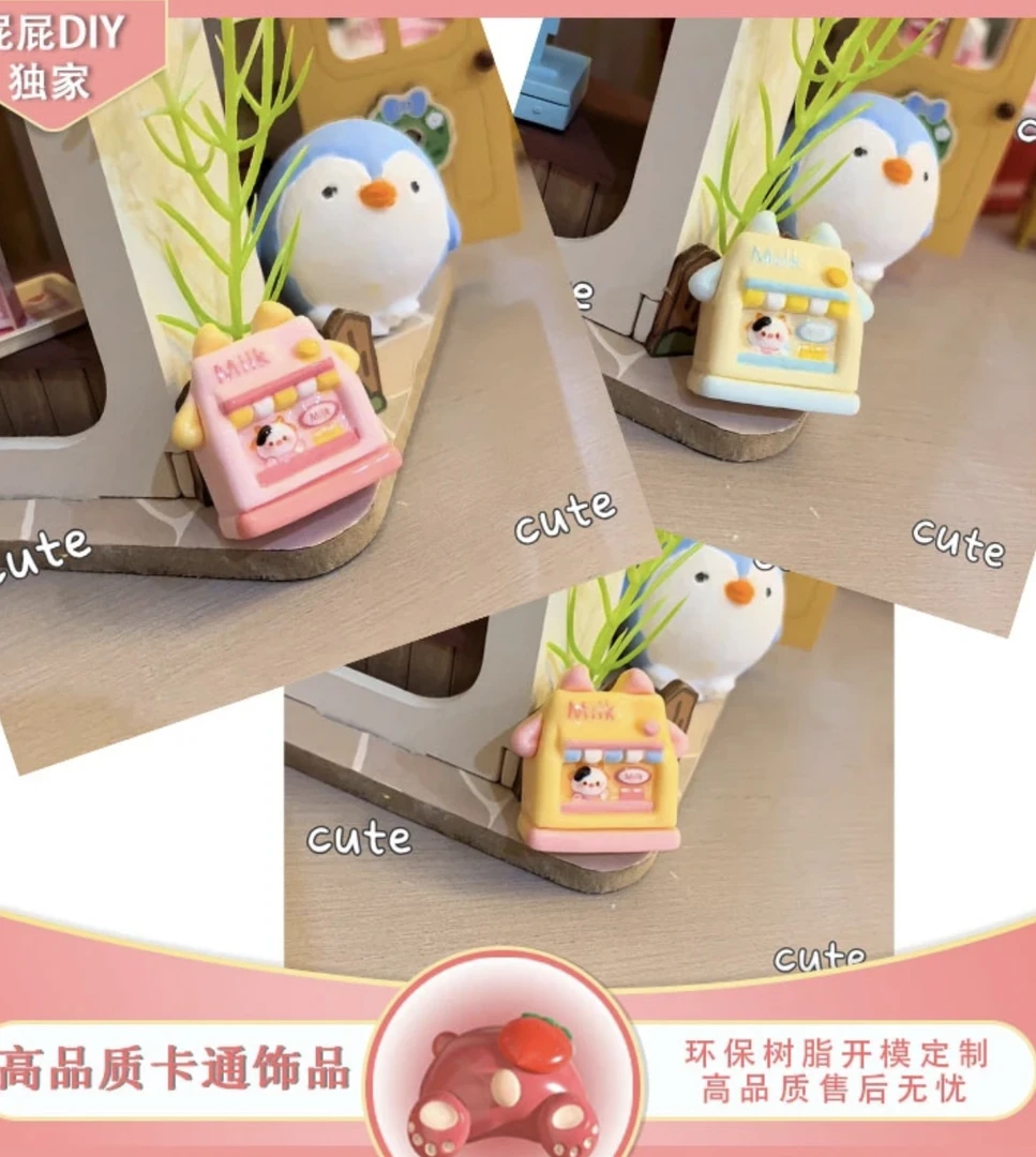 【定制食玩4.24上新】树脂食玩配件DIY手作创意微缩迷你蛋糕摆件