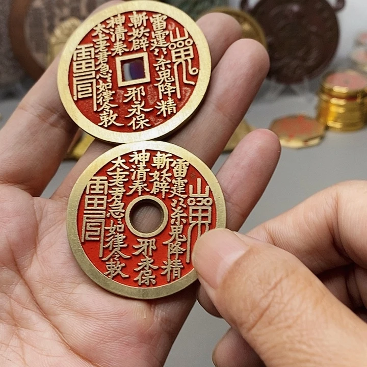 铜现代仿制工艺文创铜币