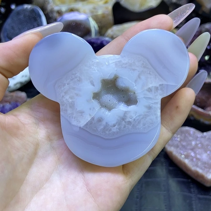 未镶嵌珠宝半成品水晶米奇