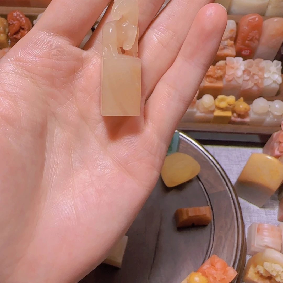 花***朶昌化石印石篆刻作品