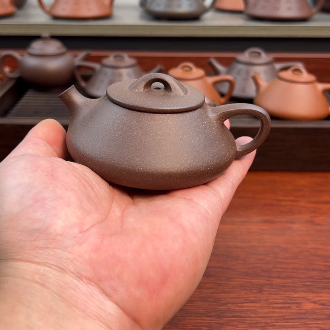 茶壶紫砂蕴瓢：150cc 高砂紫泥