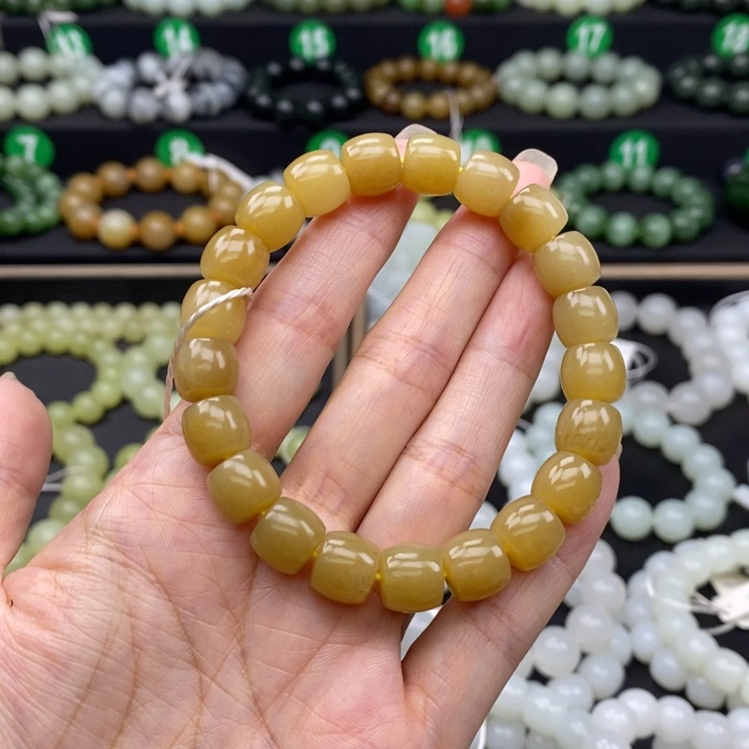 手链未镶嵌和田玉10m m