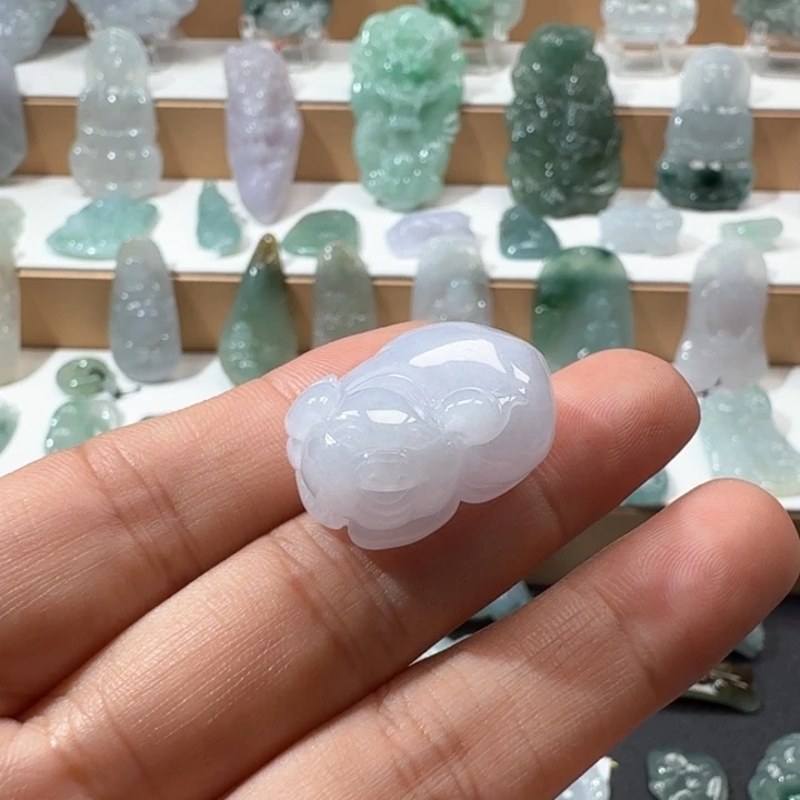 翡翠未镶嵌项链翡翠