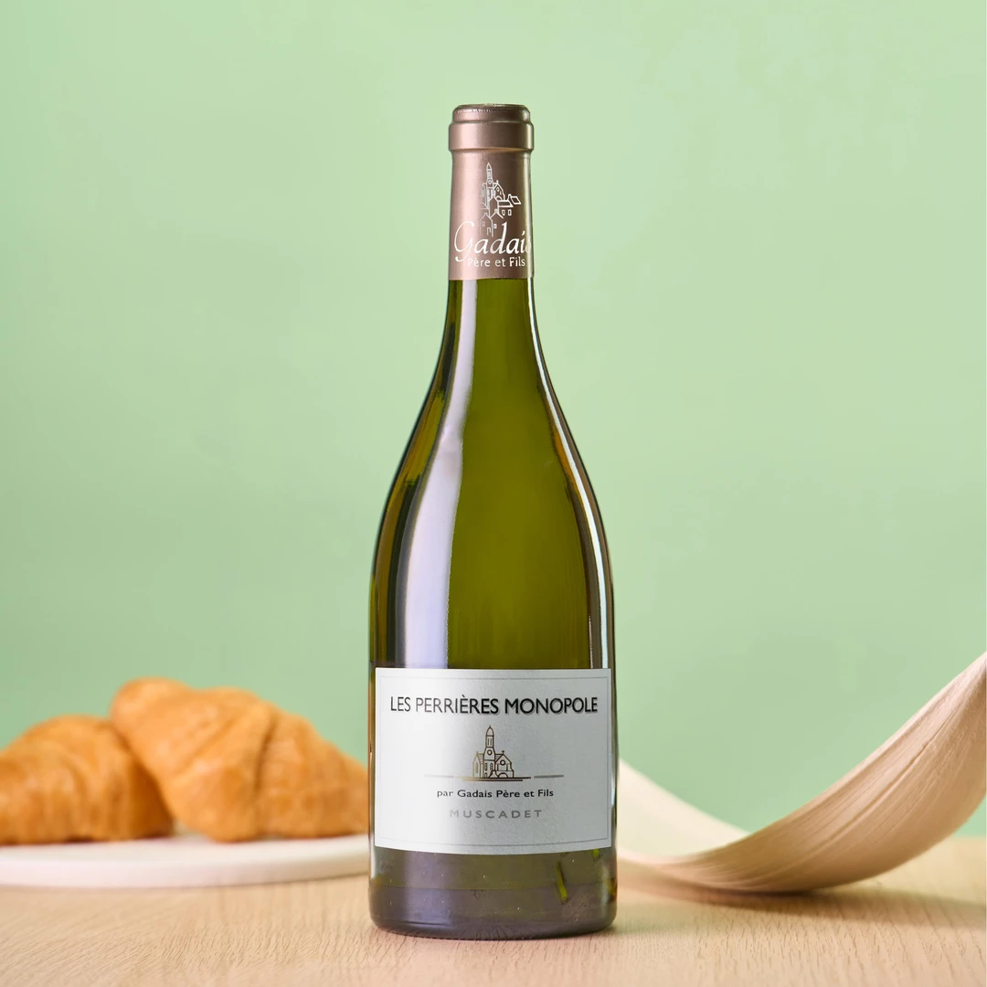 法国卢瓦尔河加黛父子酒庄岩石园密斯卡岱干白葡萄酒矿物质风味