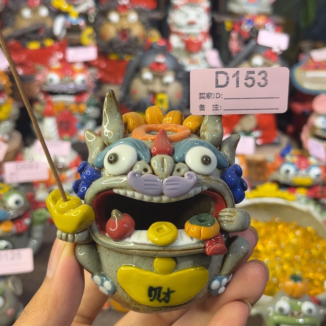 泥塑纯手工茶宠摆件