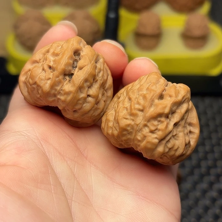 文玩核桃吊坠37红皮蛤莫头