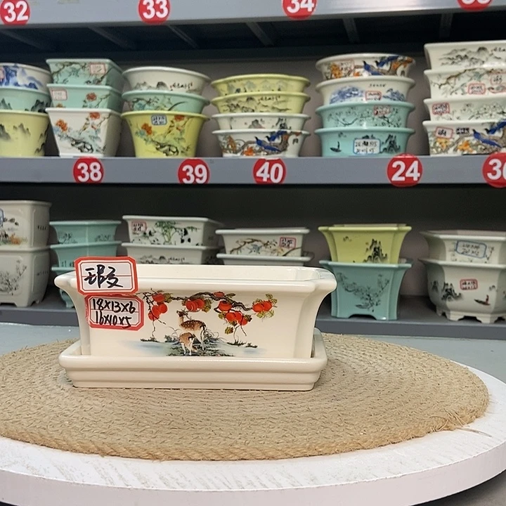 紫砂宜兴紫砂花盆