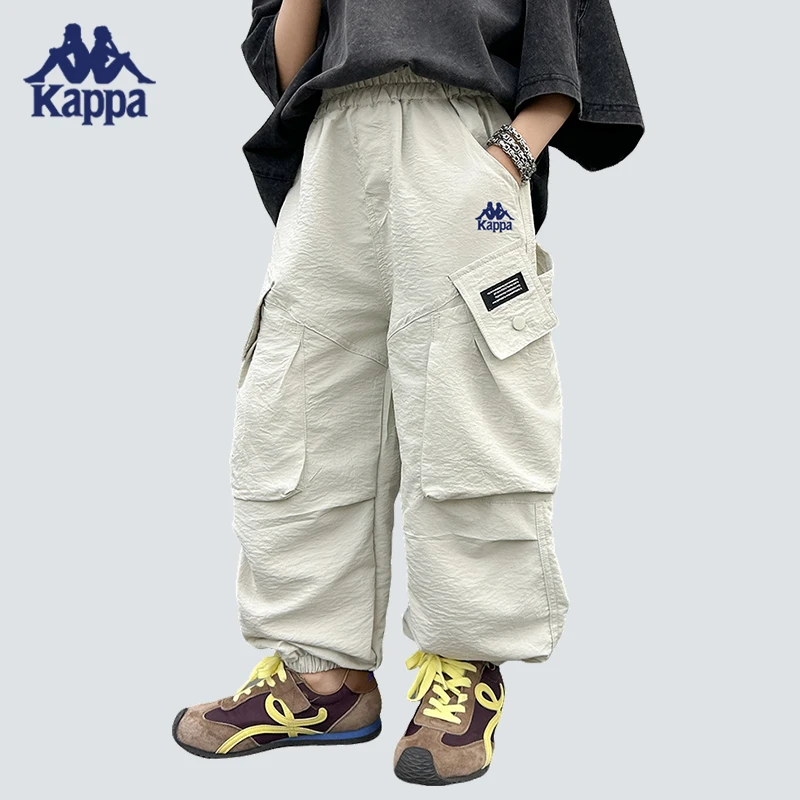Kappa Kids【卡帕专柜撤店】夏季中大童运动风薄款工装裤-KP17010