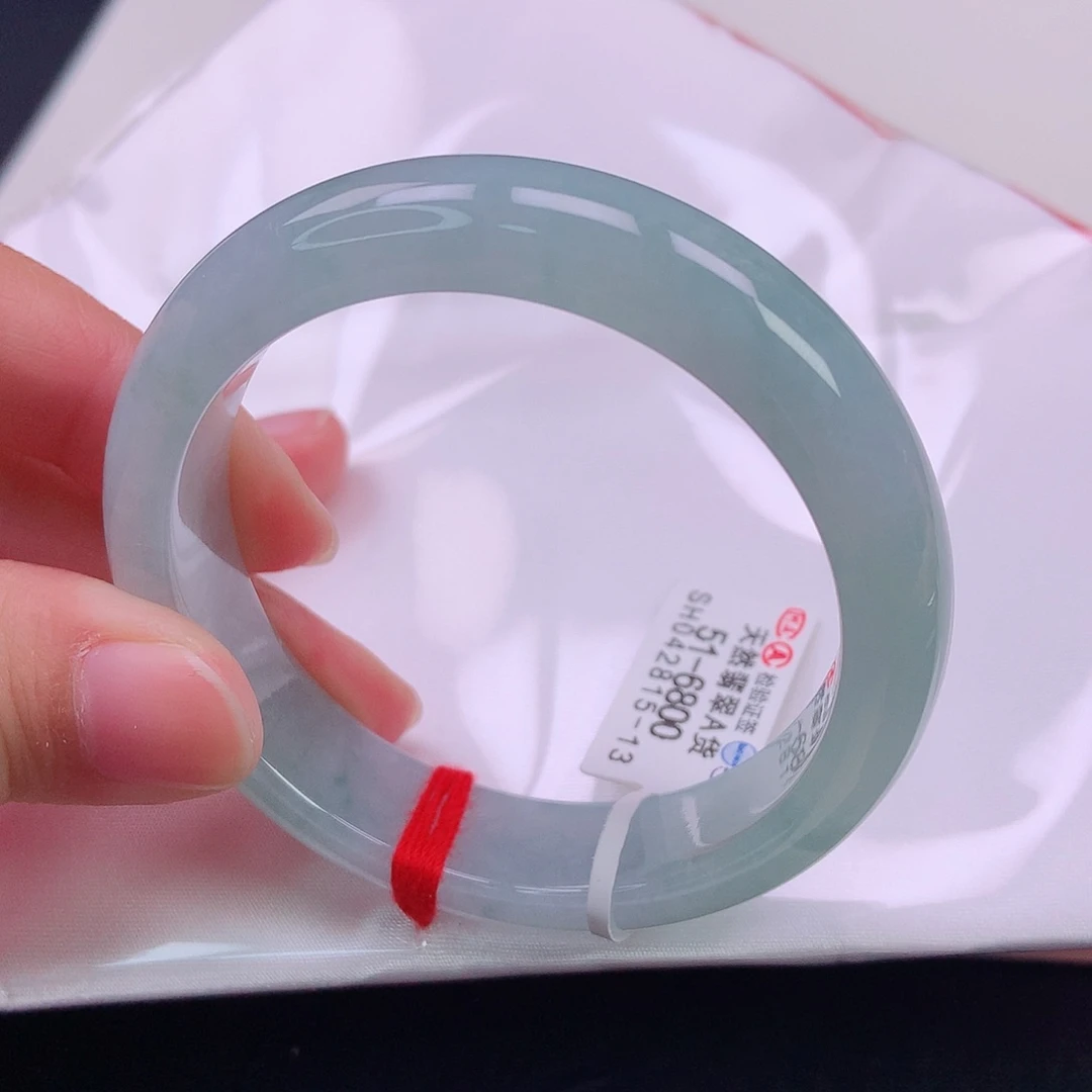 翡翠手镯未镶嵌51正圈