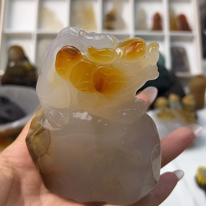 玛瑙/玉髓颈饰合金