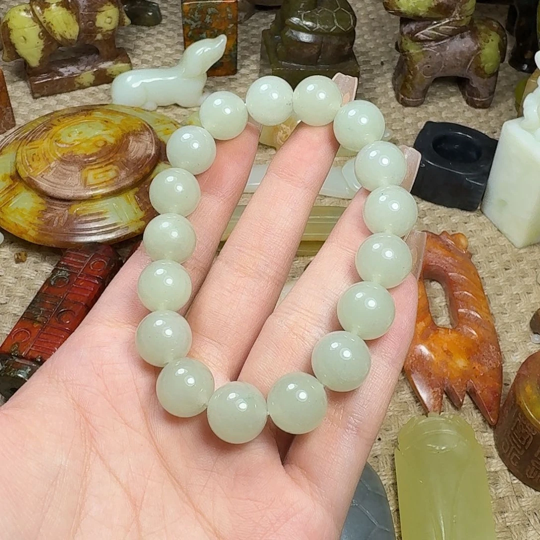白玉菩提吊坠挂件