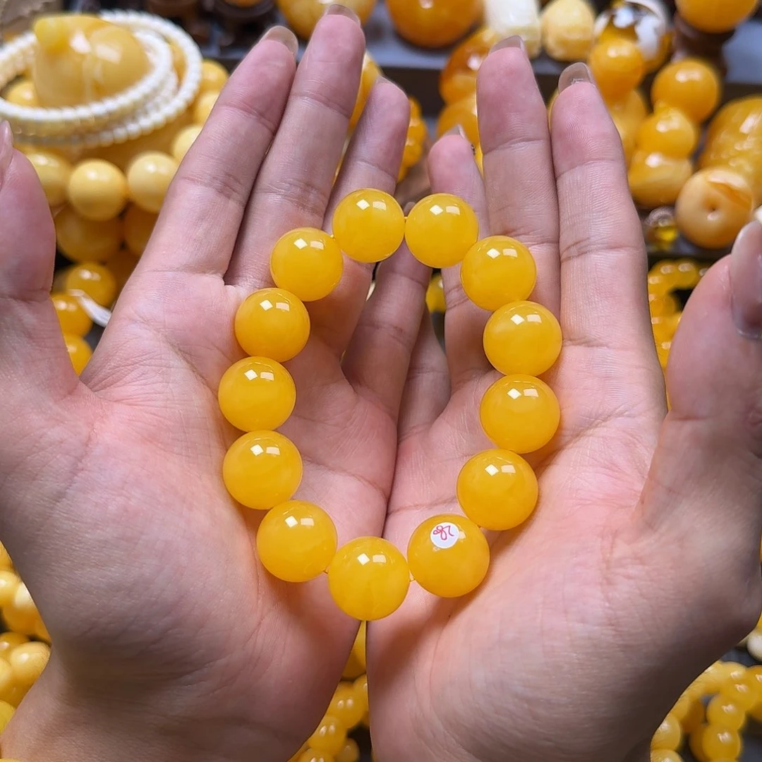 未镶嵌蜜蜡珠宝奇石同料18mm